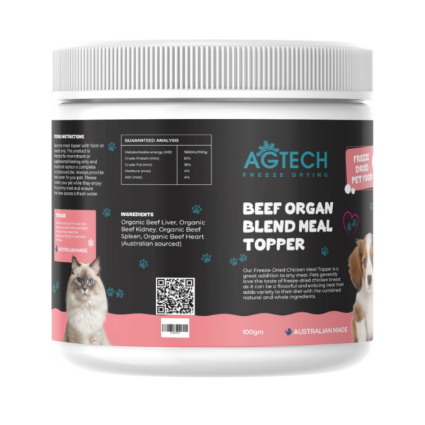 Australian Beef Organ Blend Meal Topper [9 x 100g] - Image 2