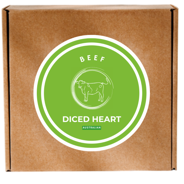 Australian Freeze Dried Diced Beef Heart - 8kg