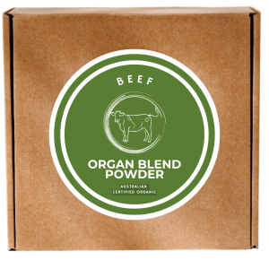 Freeze Dried Australian Certified Organic Beef Organ Blend Powder - 15kg