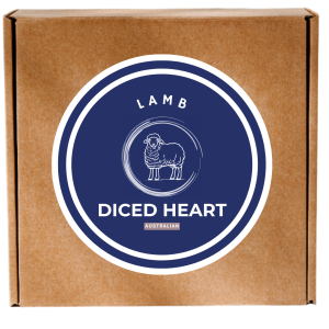 Australian Freeze Dried Diced Lamb Heart - 8kg