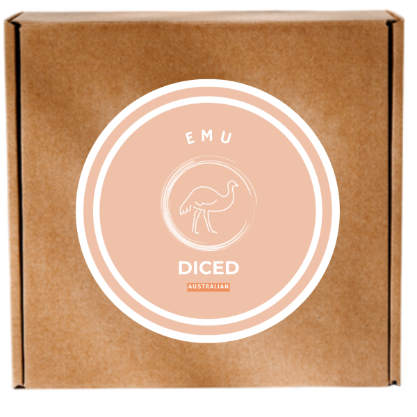 Australian Freeze Dried Diced Emu - 8kg