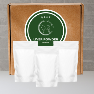 Freeze Dried Australian Certified Organic Beef Liver Powder - pre-packaged unlabelled [12 x 100g]