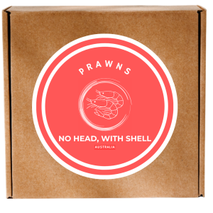 Freeze-Dried Australian Prawns (No Head, With Shell) – 6kg