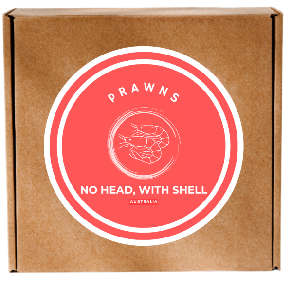 Freeze-Dried Australian Prawns (No Head, With Shell) – 6kg