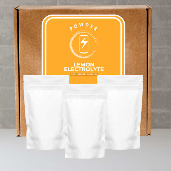 Lemon Electrolyte powder with Turmeric Curcumin  - [12 x 150g]