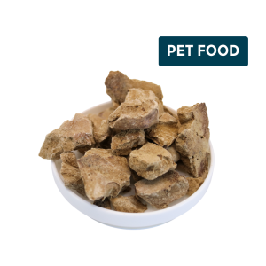 Certified Organic Australian Freeze Dried Diced Beef Liver Pet Treats and Food - 5kg