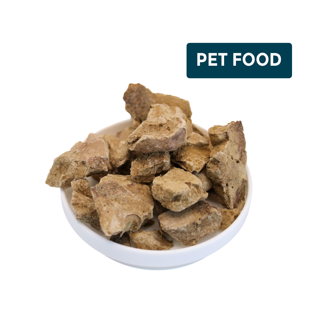 Certified Organic Australian Freeze Dried Diced Beef Liver Pet Treats and Food - 5kg