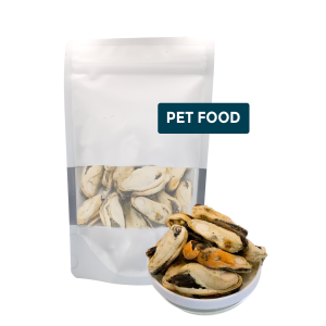 Freeze Dried Whole New Zealand Green Lipped Mussels for Pet Food and Treats – [12 x 50g]