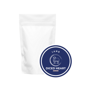 Freeze Dried Diced Australian Lamb Heart for Pet Food and Treats - [12 x 50g]