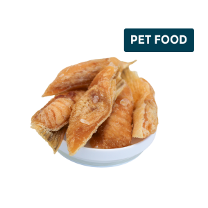 Freeze Dried Salmon Belly Fins for Pet Food and Treats - 4kg
