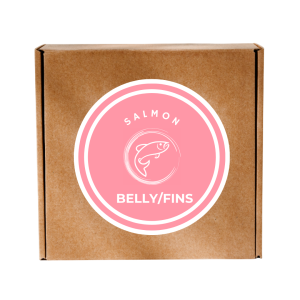 Freeze Dried Diced Salmon Belly and Fins for Pet Food and Treats - 4kg